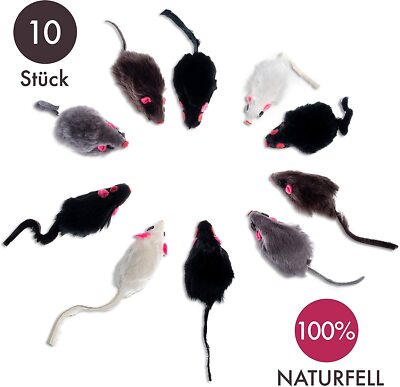 10 St. Spielmäuse oder 3 Schmusekissen Katzenminze Katzenspielzeug elanox Minze