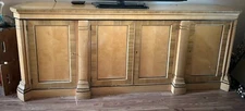 EUC Drexel Heritage Buffet Sideboard Console Light Oak & Ash Oak Trim