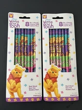 Vtg 1999 Pentech Pencils No 2 Disney Winnie the Pooh 2 Packs of 8/16 New