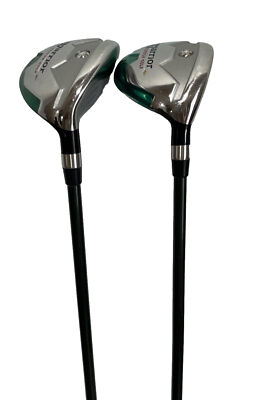 Warrior Custom Golf Hybrid Woods TE #3, #6 Woods Tour 3.1 Graphite Lot Of 2