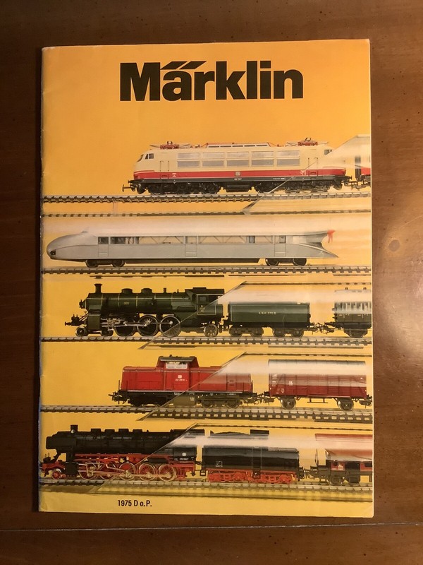 Marklin 1975 Catalogue, Excellent Cond. In German With Price List