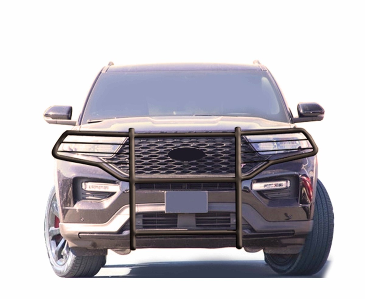 Kasei Modular Grille Guard Brush Push Protector For 2015-2023 Ford F-150 Black - View #4