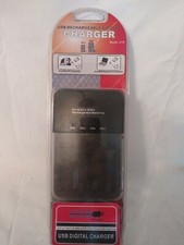 USB Battery Charger Rechargeable Model UTB, AA or AAA Ni-MH and Ni-Cd