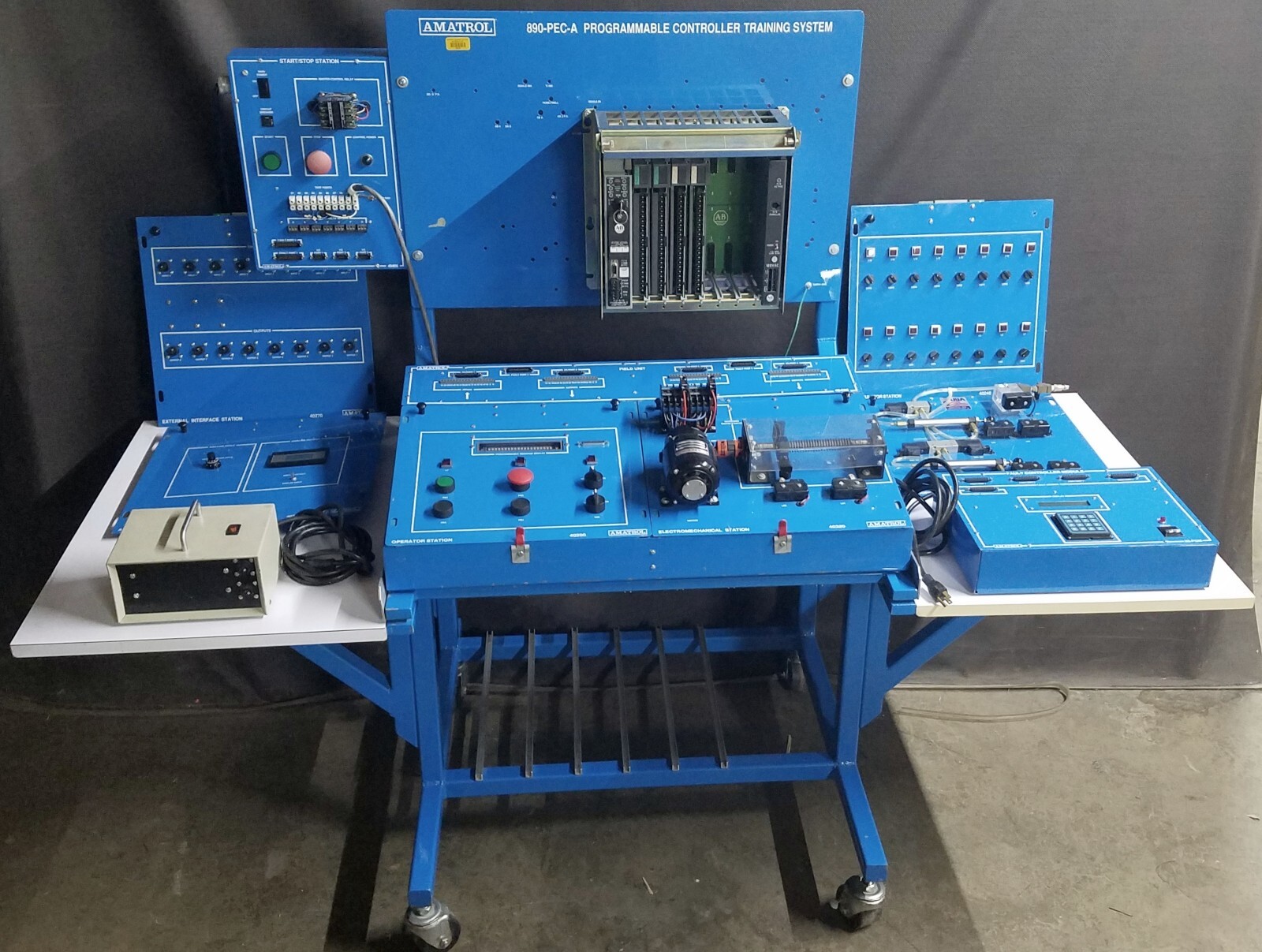 Amatrol 890PECA PLC Troubleshooting Workstation Trainer 2 eBay