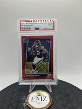 2021 Panini Donruss Optic Nico Collins RC Red Mojo Prizm #230 PSA 9 Low Pop 4