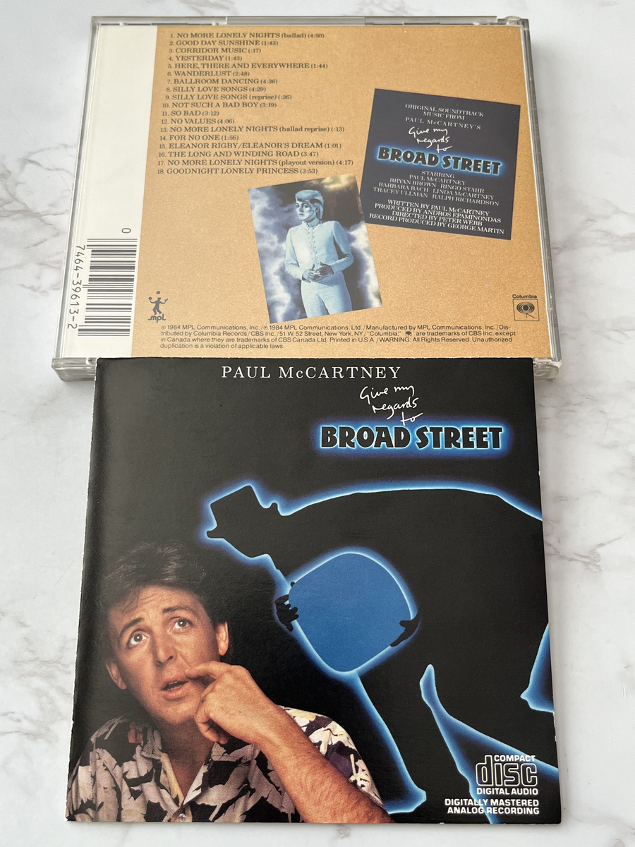 Paul McCartney Give My Regards To Broad Street CD JAPAN PRESS