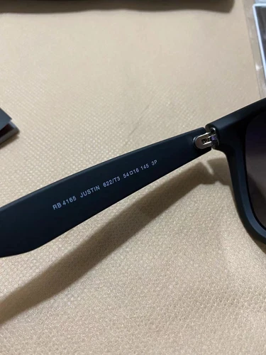 Ray-ban Sonnenbrille Gummi schwarz grau polarisiert RB4165 622/T3 - Bild 5 von 5