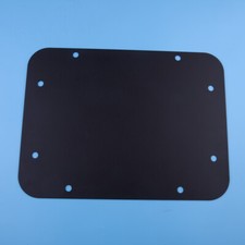 Tailgate Vent Plate Spare Tire Delete Plate fit for Jeep Wrangler JK JKU 07-17