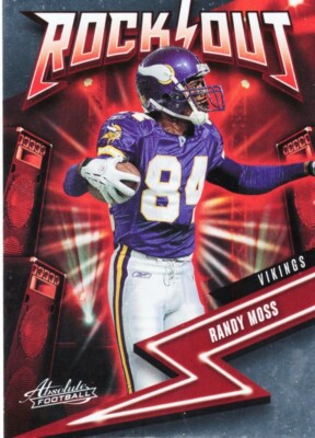 Randy Moss 2023 Panini Absolute Rock Out #4 MINNESOTA VIKINGS
