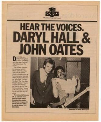 Daryl Hall & John Oates Radio advert 1981 RS-TYUI