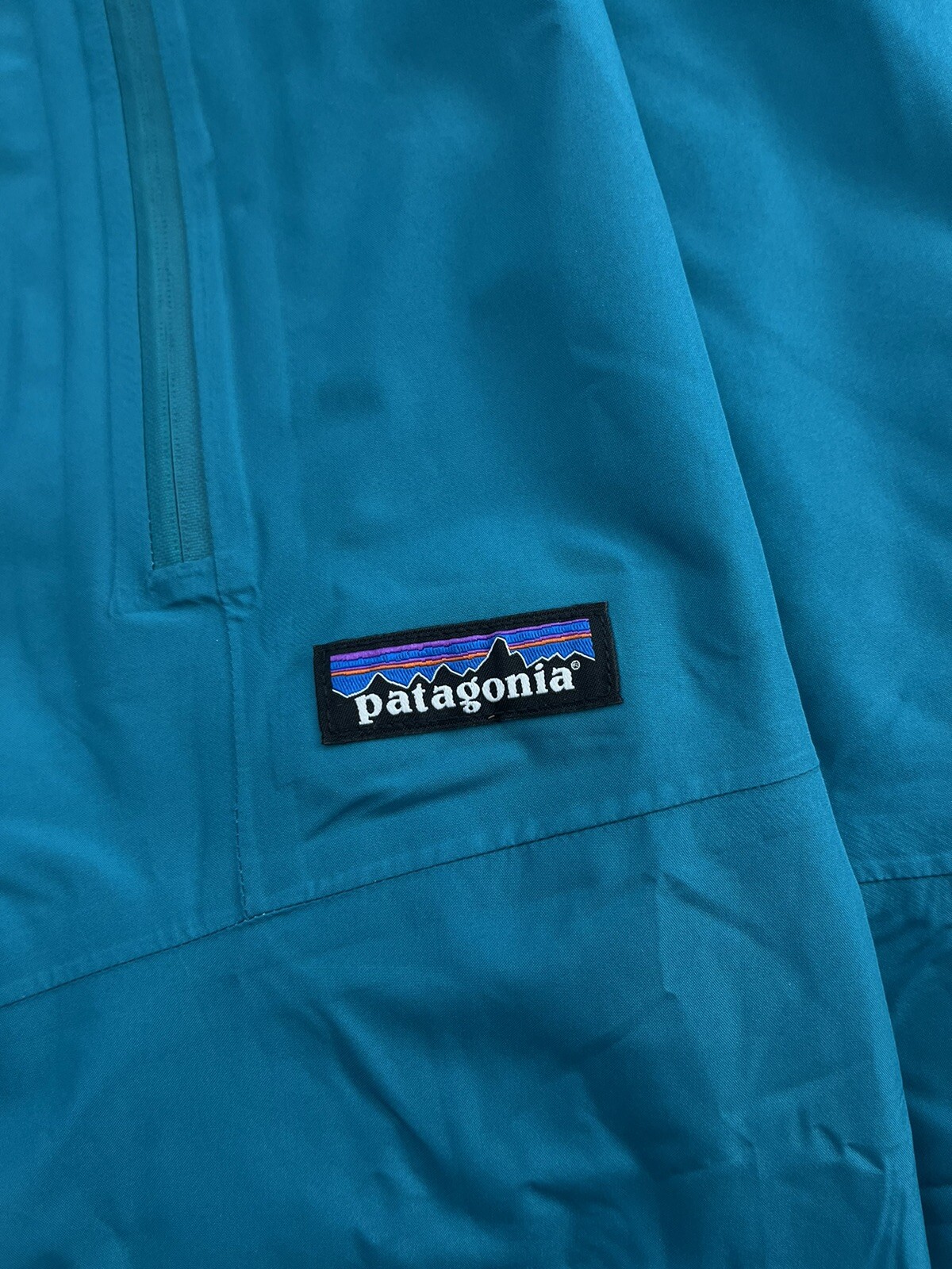 NWT PATAGONIA Powder Town Ski Snow Pants Men's Sz Small Belay Blue Recco $249