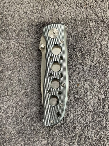 Smith & Wesson CK105H Extreme Ops Silver Plain Blade Knife - Great Condition - Picture 9 of 10