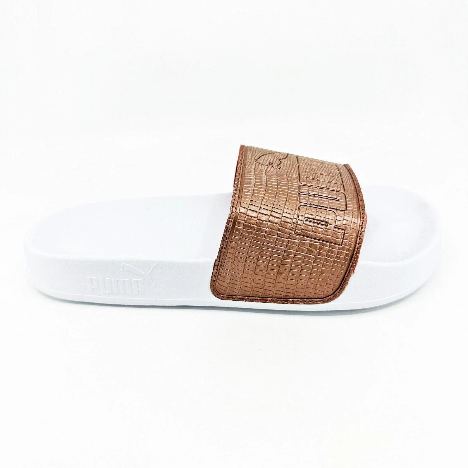 Sandali Puma Leadcat in pelle rame rosa bianco donna 365693 01