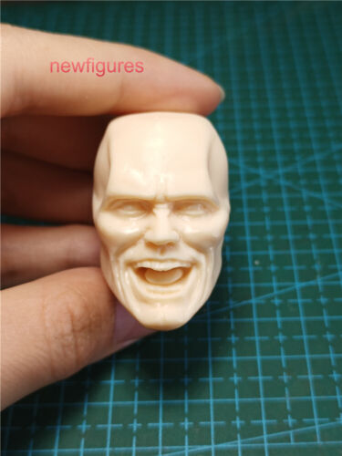 1:6 Laugh Jim Carrey modelo escultura de cabeza para figura de acción masculina de 12 pulgadas juguetes corporales - Imagen 1 de 7