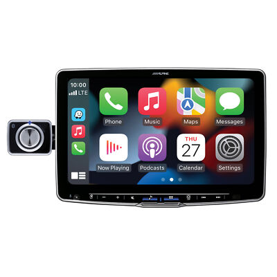 Alpine iLX-F511 Halo 11 Floating Receiver + RUX-H02 Addon Remote Bass Knob