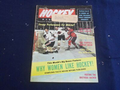1968 FEBRUARY HOCKEY PICTORIAL MAGAZINE - STAN MIKIA COVER - ST 200S