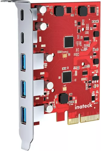 PCI Express-Karte zu USB 3.2 Gen 2 Karte mit 20 Gbit/s Bandbreite RedComets U21