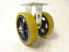 6" Kingpinless ERGO Maintenance Free Rigid Caster Precision Sealed Brg 1400 lbs