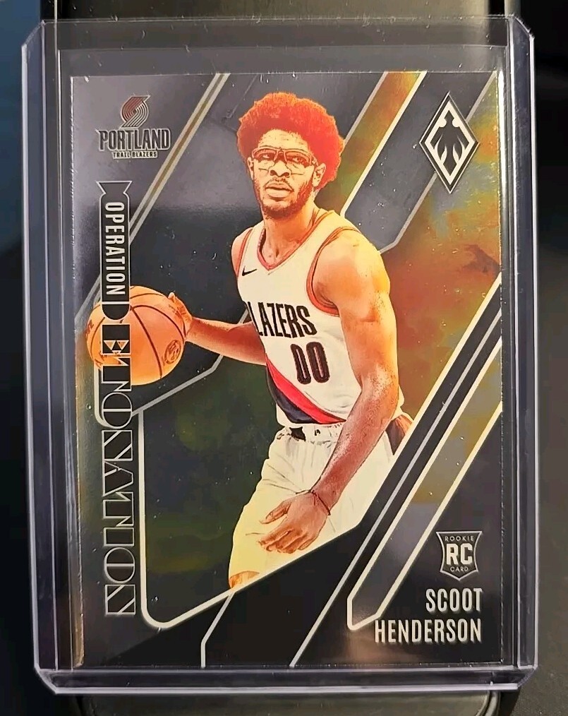 2023-24 Panini Phoenix Scoot Henderson Rookie Operation Detonation #9 RC