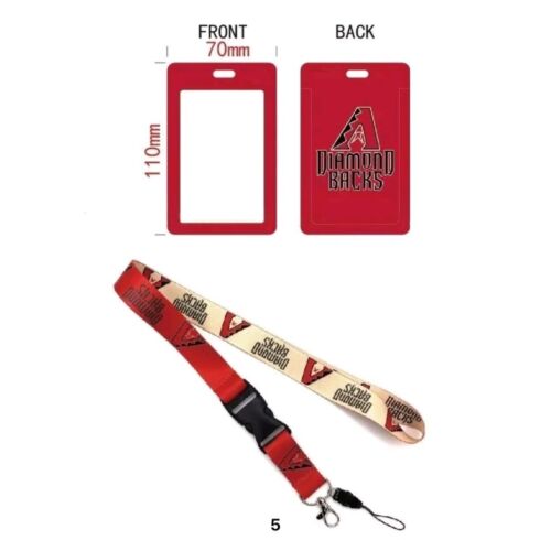 MLB Lanyard Keychain AND ID Tag Badge Holder Fan Gift PICK TEAM Dodgers AND MORE - Picture 10 of 17