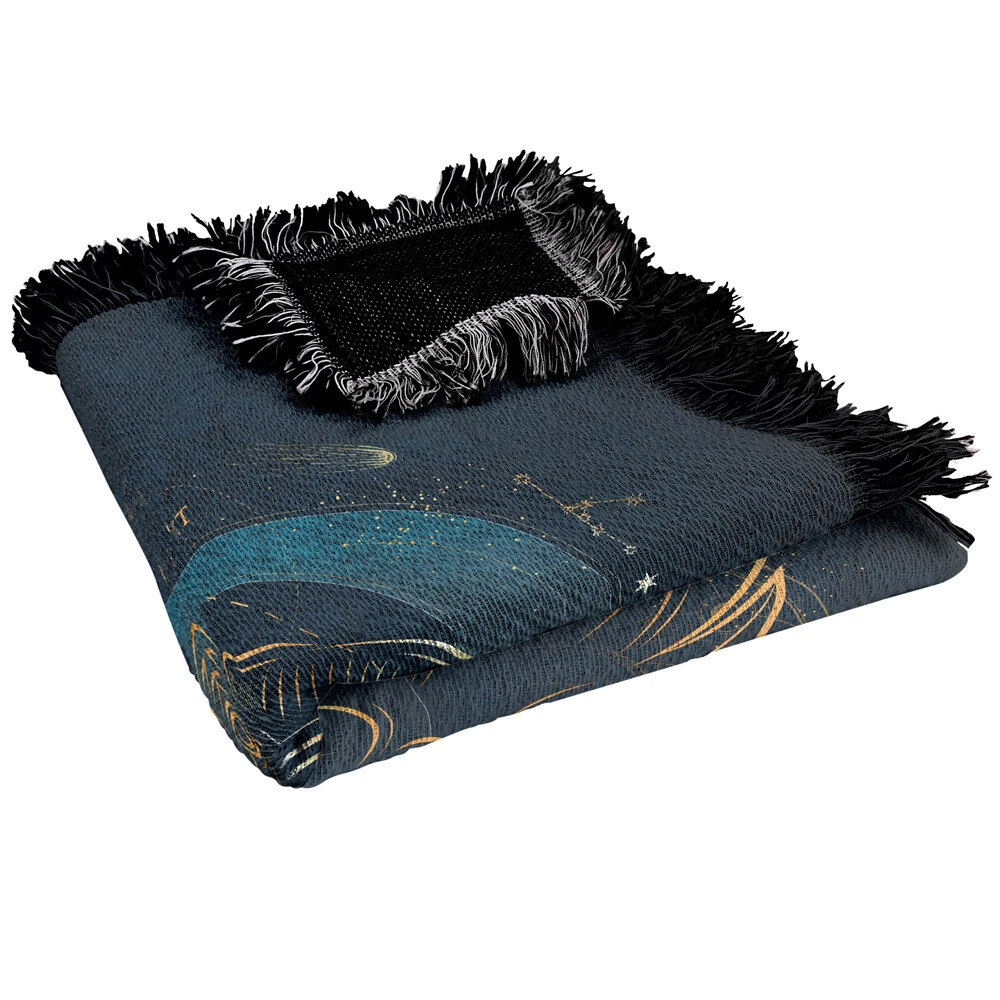 Harry Potter Blanket, 50"x60" Celestial Ravenclaw Woven Blend Throw