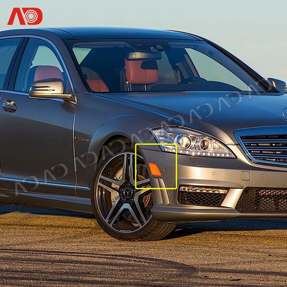 Smoked LED Side Marker Lamp For 2010-2013 Mercedes-Benz W221 S Class CLS63 AMG - Image 3 of 4