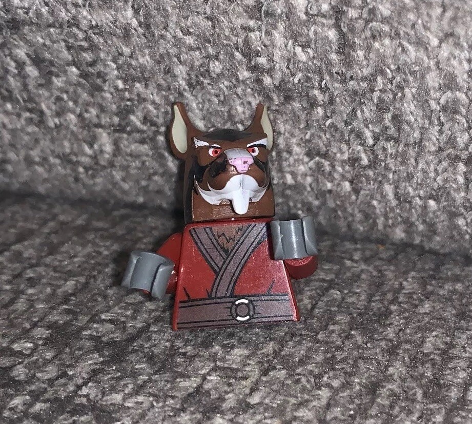 Lego Splinter Minifigure TORSO HEAD ONLY Teenage Mutant Ninja
