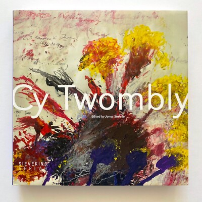 CY TWOMBLY ABSTRACT EXPRESSIONIST LITHO PRINT PARIS EXHIBIT