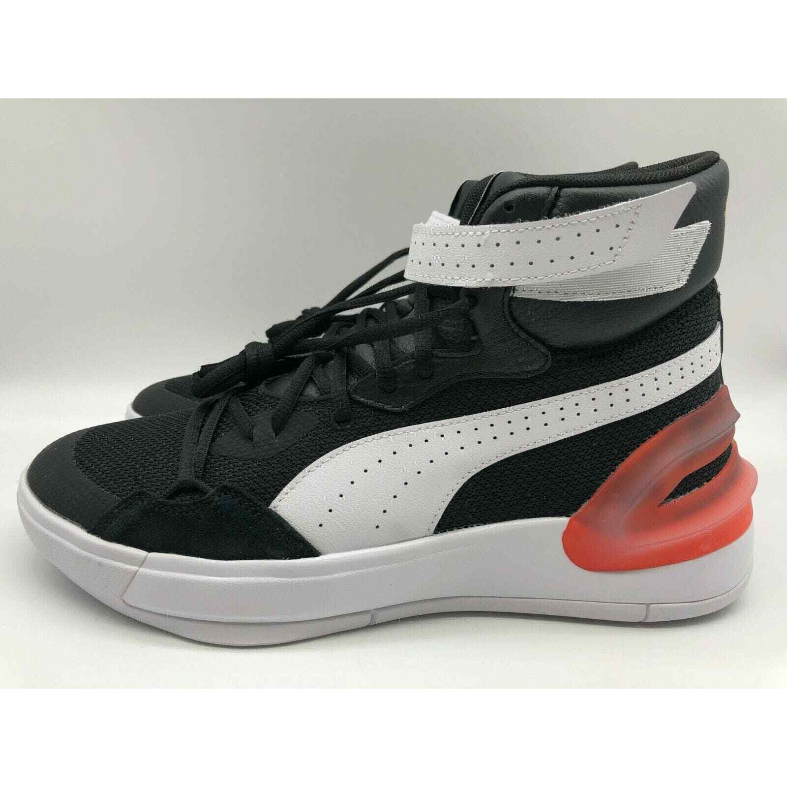 Puma Men Sky Modern 19404204 Black Mesh Lace Up Athletic Basketball Shoes 9.5🛒
