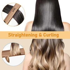 Professional Hair Straightener Flat Iron Titanium Curler Hair Style Fast Heating