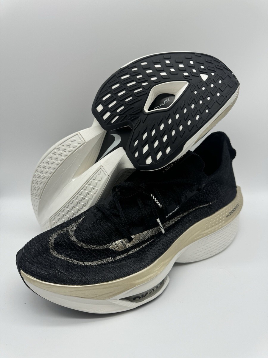 Nike Air Zoom Alphafly NEXT% 2 Black Gold DN3555-001 Men's Nike Air Zoom Alphafly NEXT% 2 Black Gold DN3555-001 Men's