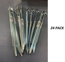 Lof of **24** COGHLAN'S Large Heavy Duty Tent Yard Canopy Stakes 12" Steel 9813