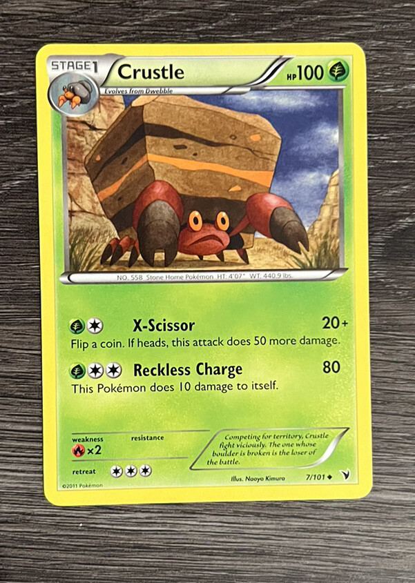 Crustle 7/101 - Noble Victories - Uncommon - Pokemon Card TCG