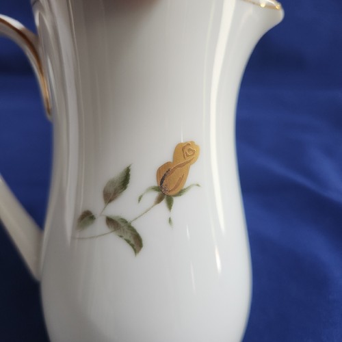 Jarra crema brote rosa dorada vintage blanca Noritake PRIMA DONNA repuesto - Imagen 5 de 11