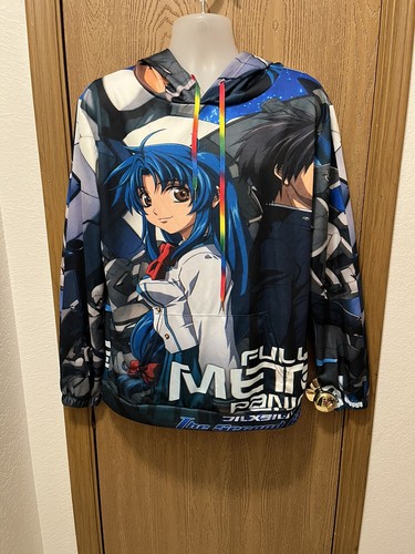 Full Metal Panic! Hoodie 2XL Kangaroo Pocket Drawstring Graphic Print Unbranded - Picture 10 of 15