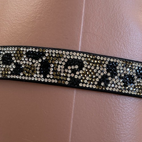 Victoria's Secret Very Sexy Rhinestone Strap Brazilian / Slip Black Size S NWT - Picture 5 of 7
