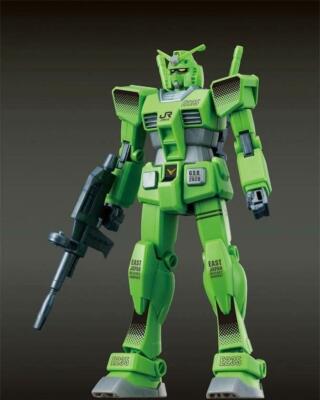 New Bandai RX78 E235 GUNDAM JAPAN RAILWAY CUSTOM HG 1/144 gunpla