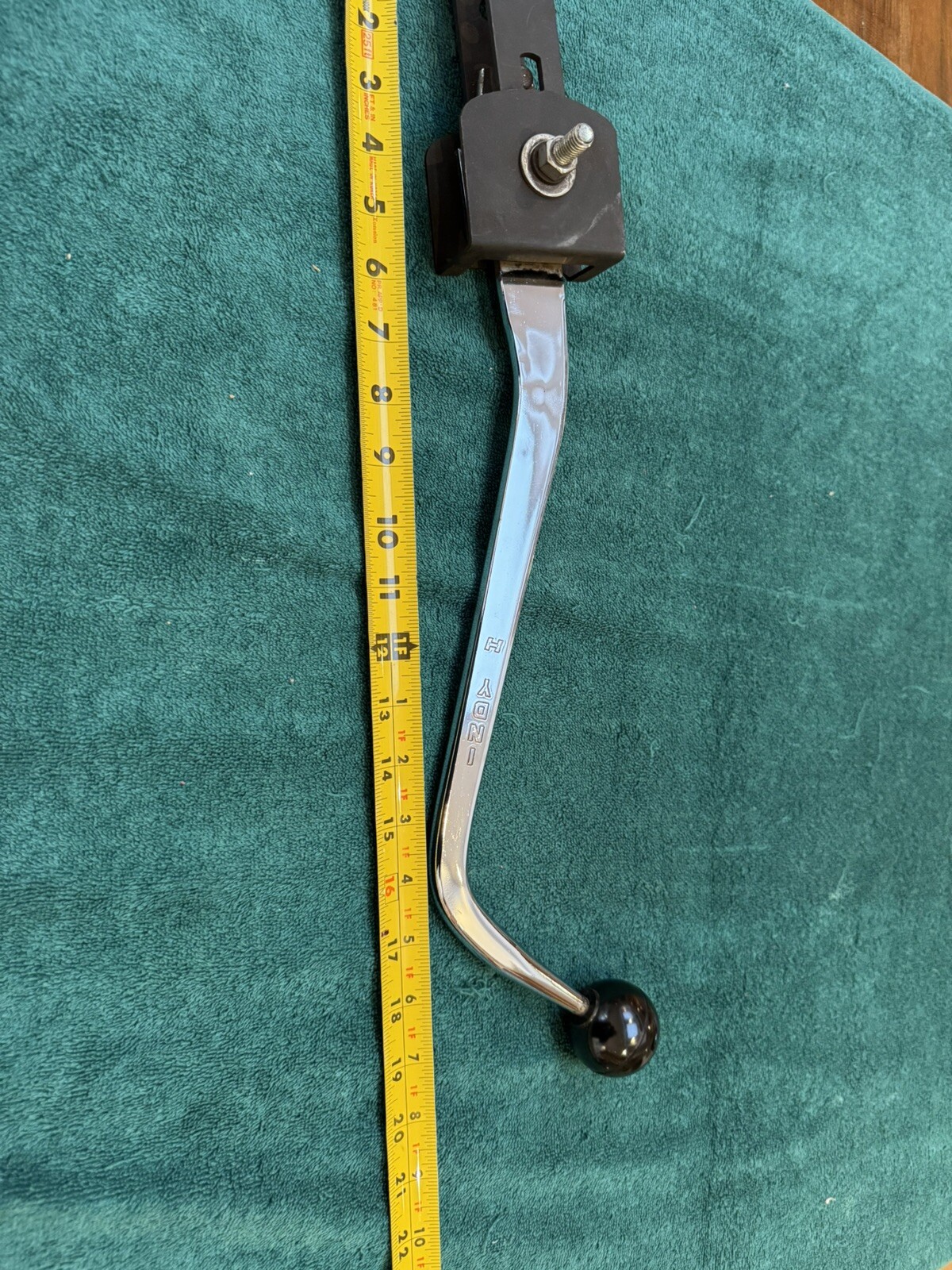 Vintage Automotive Hurst Indy H Shifter Handle Lever Chrome  Stick Shift NICE !!