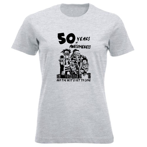 50 Years of Awesomeness T-Shirt 50. Geburtstag Geschenke für ihn Geschenk für Frauen T-Shirt - Bild 18 von 18