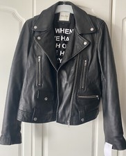 New!! Each Other, Leather Jacket, Black, Size Large