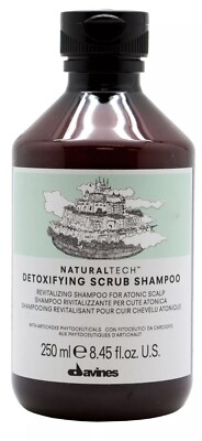 Davines Natural Tech Detoxifying Scrub Shampoo (For Atonic Scalp) 250ml/8.45oz
