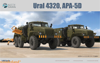 Kitty Hawk KH80159 1/48 scale Ural 4320，APA-5D TRUCK MODEL 2020