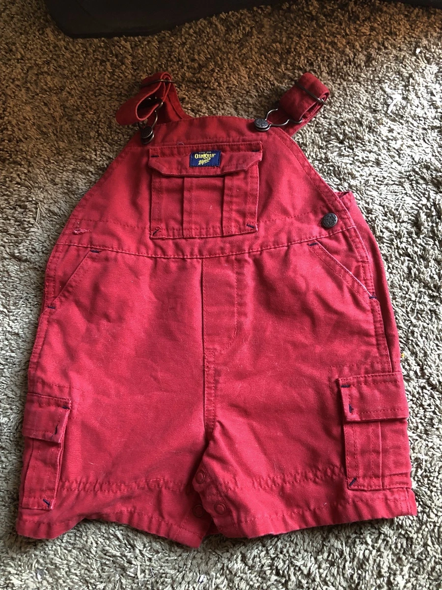 Boys sales red overalls