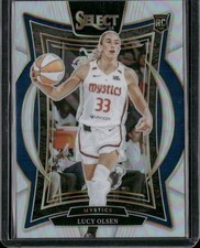 2025 Panini Select WNBA #40 Lucy Olsen Silver Prizms
