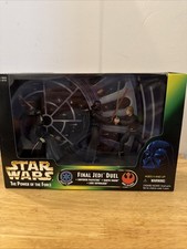 1997 Star Wars Power of the Force Final Jedi Duel Cinema Scenes 3 Figure Set NIB
