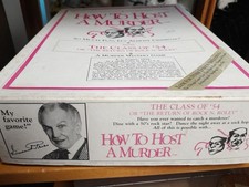 1987 How to Host a Murder Party Game :The Class of 54' by Decipher Inc.