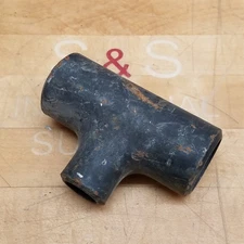 1-1/2 x 1 S40 SA420 Tee, 1-1/2" x 1" Tee - USED