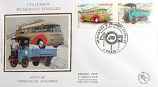 FRANCE 2003 FDC 1° JOUR 2 TIMBRES 3609 ET 3614 UTILITAIRES ET GRANDES ECHELLES