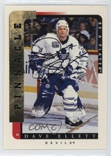1996-97 Pinnacle Be A Player Auto Dave Ellett #177 Auto 1oo3