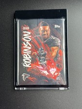 2025 Topps Chrome NFL Bijan Robinson UV-18 Ultra Violet SSP CASE HIT Falcons